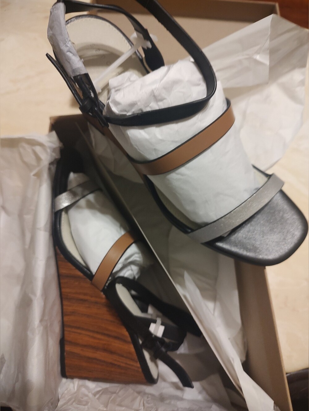 Sanctuary Women's Wink Wedge Sandal New w/ Box Size 8.5